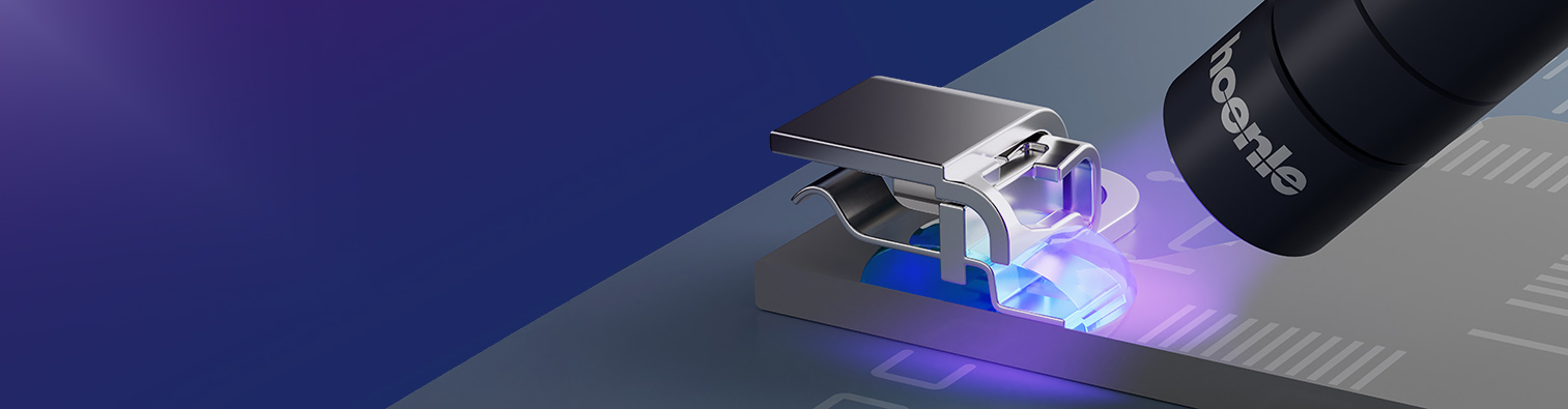 Connector Bonding avec colle uv