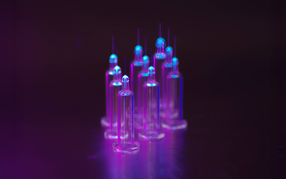 Collage à l'aiguille dans le domaine de la technologie médicale