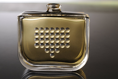 Effet relief goutte d’eau pour flacon de parfum