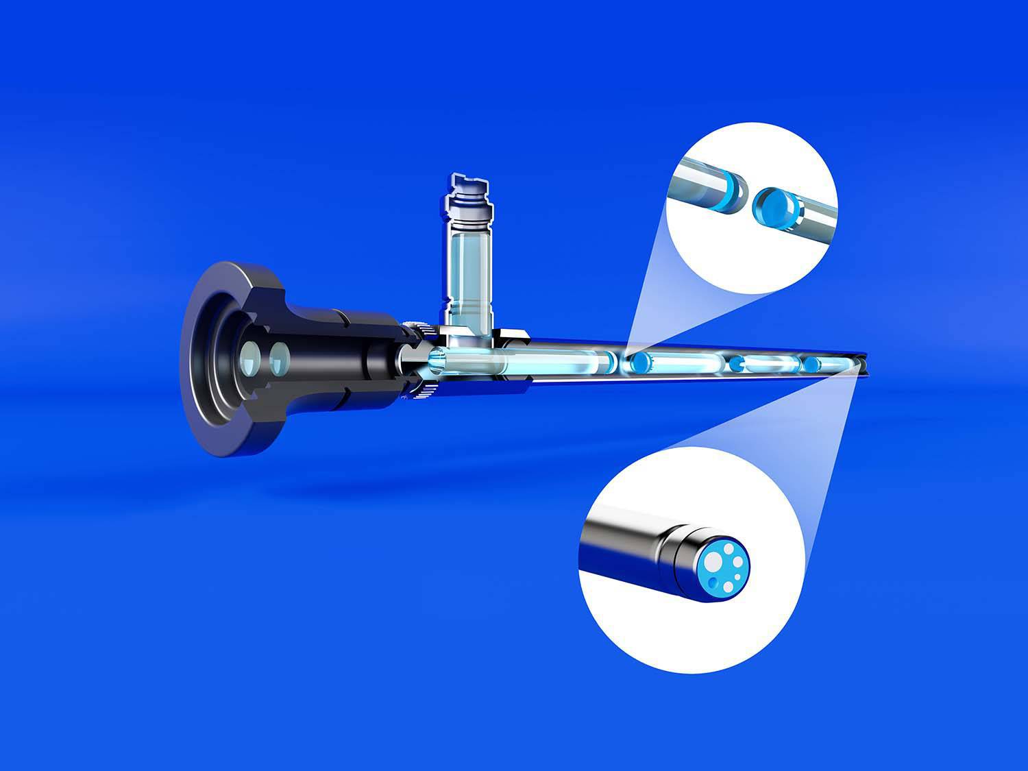 Collage d'endoscopes